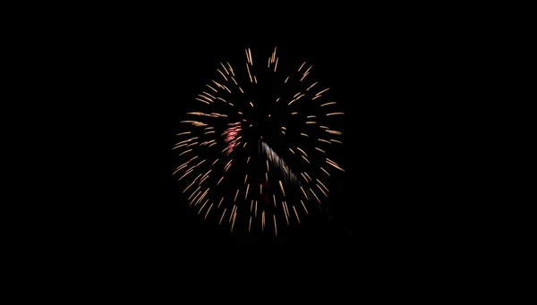 Fuegos artificiales de playa de Coney Island — Foto de Stock