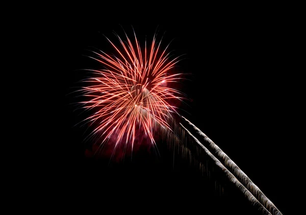 Coney Island Beach Fireworks — Stock Photo, Image