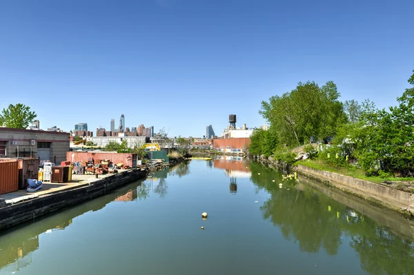 Gowanus Canal, Brooklyn, NY — Stock Photo, Image