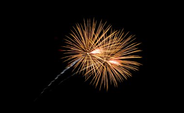 Coney Island beach havai fişek