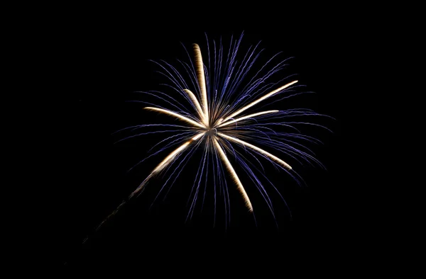 Feuerwerk am Strand von Coney Island — Stockfoto