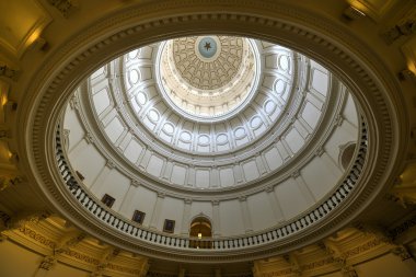 Texas state capitol rotunda, austin, Teksas