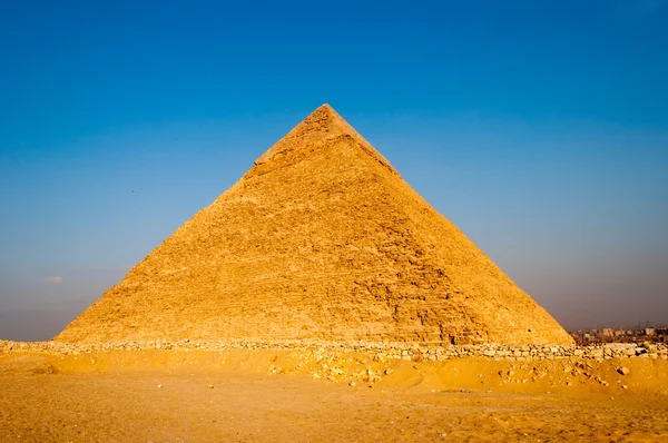 Ägyptische Pyramiden auf dem Giza-Plateau, Kairo — Stockfoto