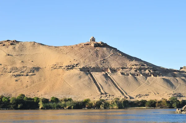 Tombs of the Nobles - Aswan, Egypt — Stock Photo, Image