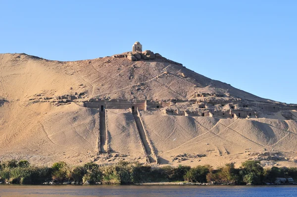 Tumbas de los Nobles - Asuán, Egipto — Foto de Stock