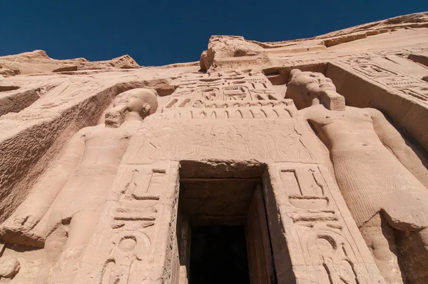 Abu simbel na granicy Egiptu i Sudanu — Zdjęcie stockowe