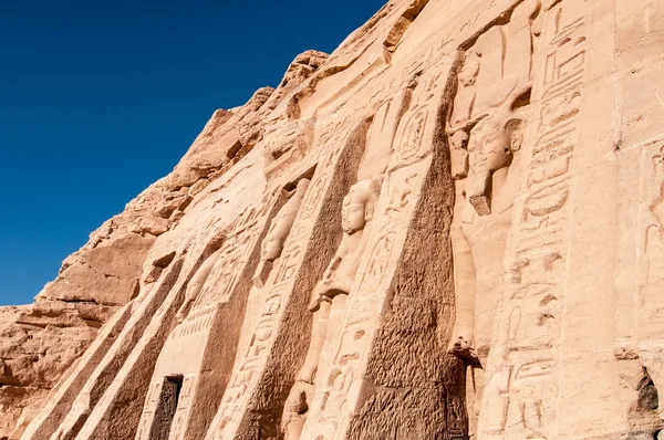 Abu Simbel na fronteira entre o Egito e o Sudão — Fotografia de Stock