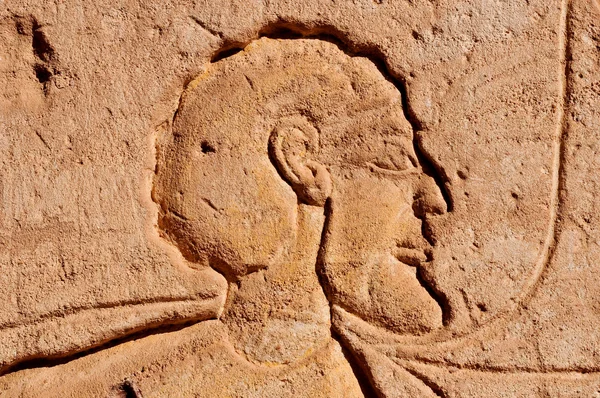 Abu simbel an der Grenze zwischen Ägypten und Sudan — Stockfoto