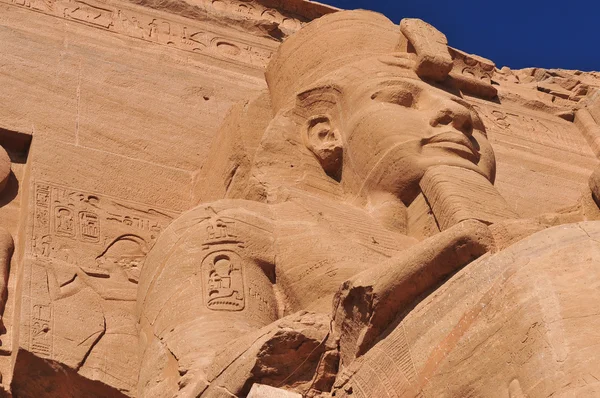 Abu Simbel na fronteira entre o Egito e o Sudão — Fotografia de Stock