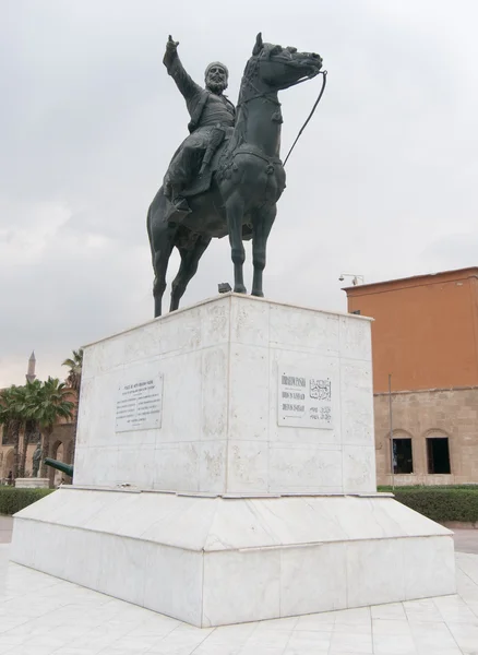 Ibrahim Pascha Statue, Kairoer Zitadelle, Ägypten — Stockfoto