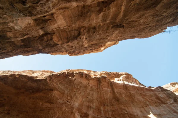 Chasm in Little Petra, Jordan — Stock Photo, Image