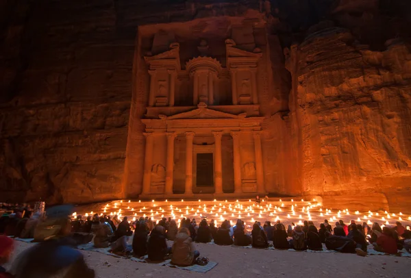 Petra, jordan, gece