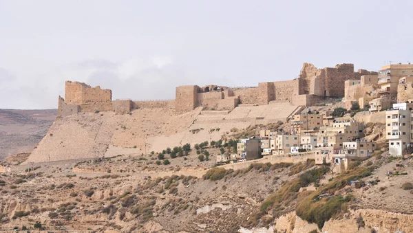 Al Karak - Kerak Crusader Castle, Jordan — Stock Photo, Image