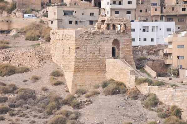 알 가락-kerak 십자군 성, 요르단 — 스톡 사진