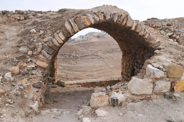 阿尔喀拉克-卡拉克十字军城堡、 约旦 — 图库照片