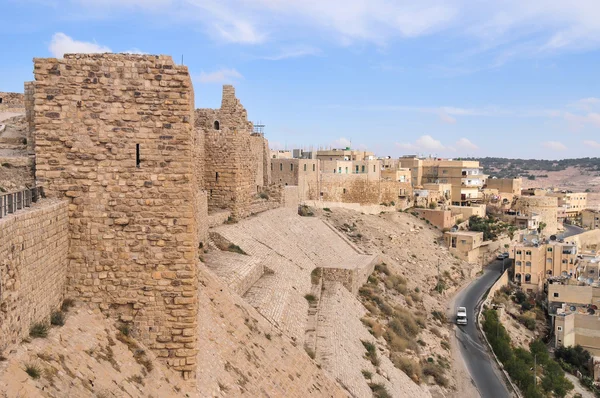 Al Karak - Kerak Crusader Castle, Jordan — Stock Photo, Image