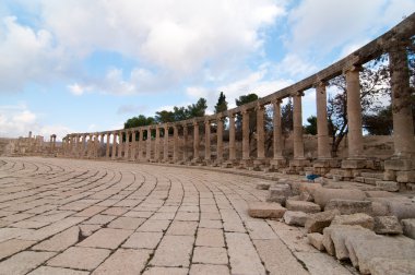 Oval forum -: jerash, jordan