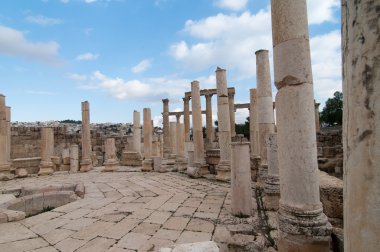 kalıntıları: jerash, jordan