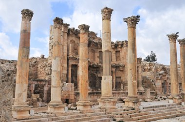 nymphaeum -: jerash, jordan