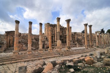 nymphaeum -: jerash, jordan