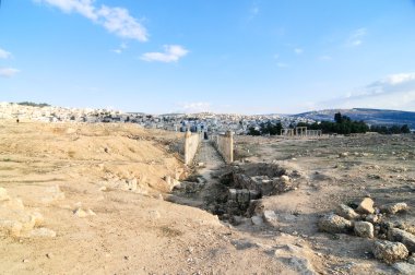 Roma sütunları -: jerash, jordan