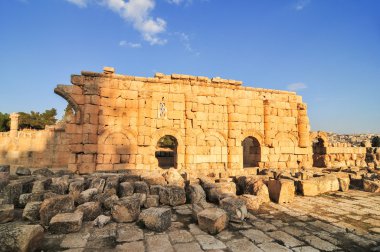 antik kalıntıları: jerash, jordan