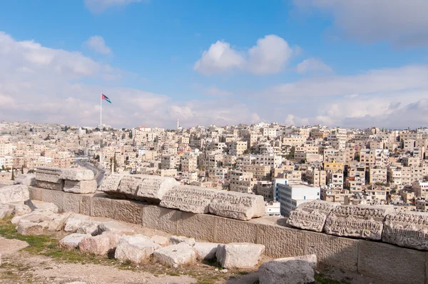 Ruines romaines de la Citadelle - Amman, Jordanie — Photo