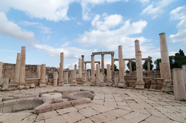 Ερείπια της jerash, Ιορδανία — Φωτογραφία Αρχείου