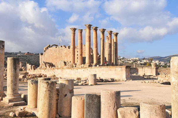 Chrám artemis - jerash, Jordánsko — Stock fotografie