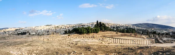 Forum Ovale - Jerash, Giordania — Foto Stock