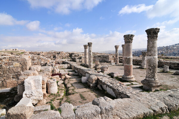 Римские руины Цитадели - Амман, Иордания
