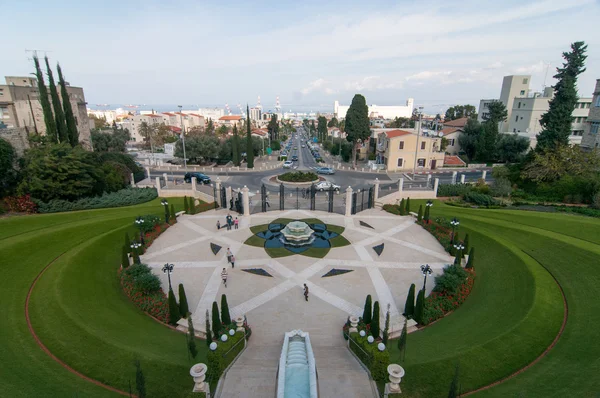 Jardines Bahai - Haifa, Israel — Foto de Stock