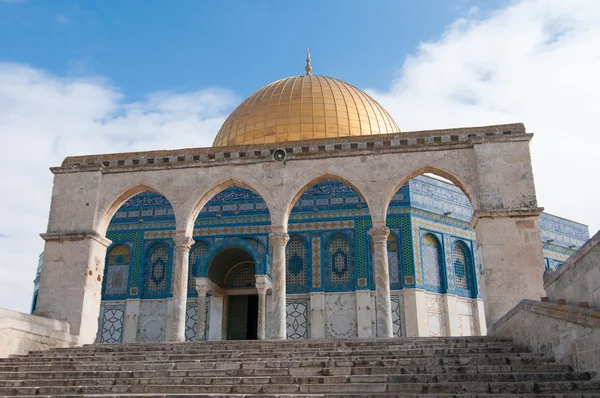 De koepel van de rots, Jeruzalem, Israël — Stockfoto