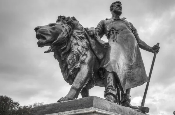 Вікторія Меморіал, статуя, Лондон — стокове фото