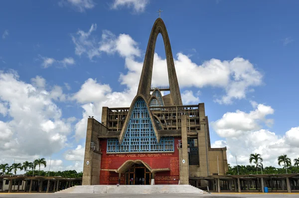Βασιλική Catedral Nuestra Νοτρ Νταμ de la Altagracia εσωτερικό, Δομινικανή Δημοκρατία — Φωτογραφία Αρχείου
