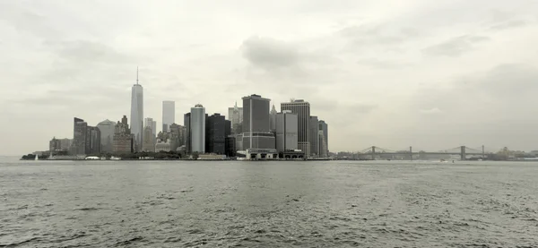 Vista do centro de Manhattan, Nova Iorque — Fotografia de Stock