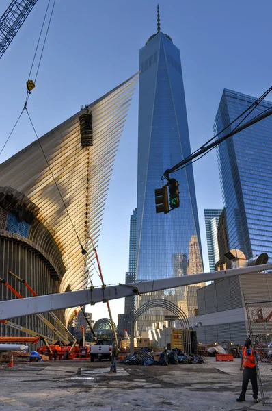 World Trade Center Construction, Manhattan, Nueva York —  Fotos de Stock