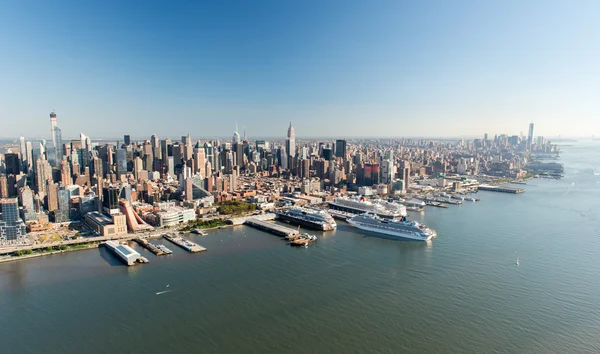 Vista aérea de Manhattan, Nova Iorque — Fotografia de Stock