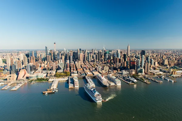 Aerial View of Manhattan, New York — Stock Photo, Image