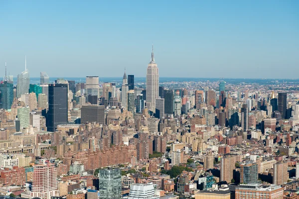 Luchtfoto van manhattan, new york — Stockfoto