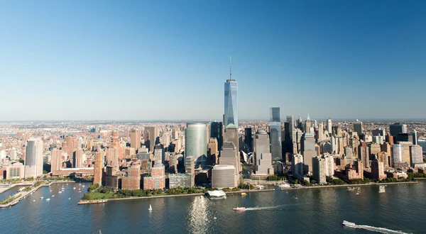 Vista aérea de Manhattan, Nova Iorque — Fotografia de Stock