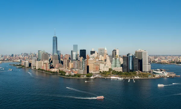 Vista aérea de Manhattan, Nova Iorque — Fotografia de Stock