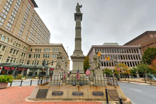 Asker ve denizcilerin anıt-Lancaster, Pennsylvania — Stok fotoğraf