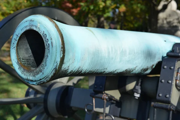 Dělo - Gettysburg národní vojenské Park, Pensylvánie, USA — Stock fotografie