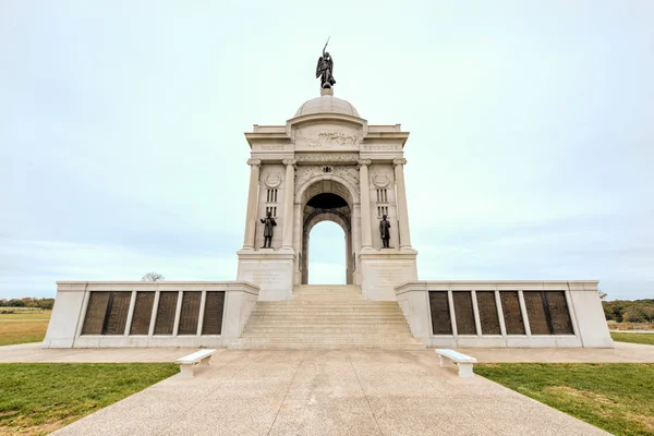 Monumento Memorial da Pensilvânia, Gettysburg, PA — Fotografia de Stock