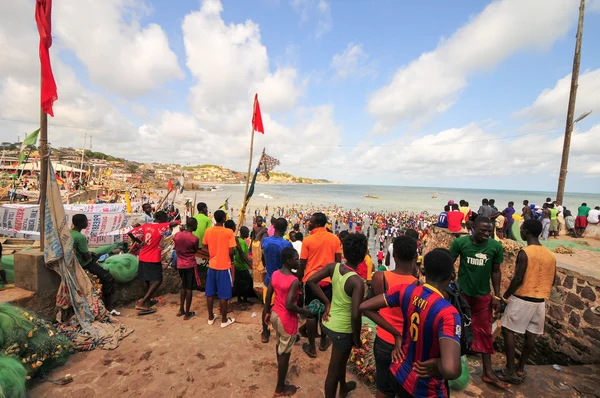 Beach, Cape Coast, Ghana — Stock Photo, Image