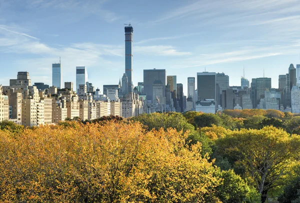 Central Park, jesień, Nowy Jork — Zdjęcie stockowe