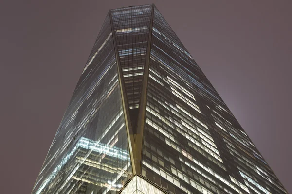 One World Trade Center, New York at night — Stock Photo, Image