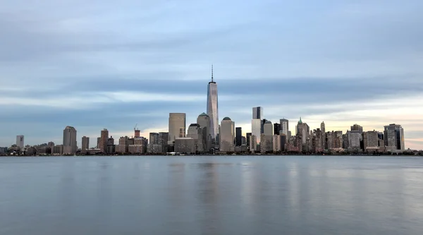 New Yorks Skyline från New Jersey — Stockfoto