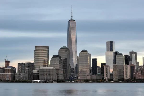 न्यू जर्सी पासून न्यूयॉर्क सिटी स्कायलाईन — स्टॉक फोटो, इमेज
